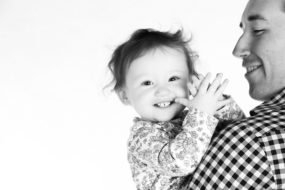 Happiness captured in this family portrait at TWorld Studio in Lichfield